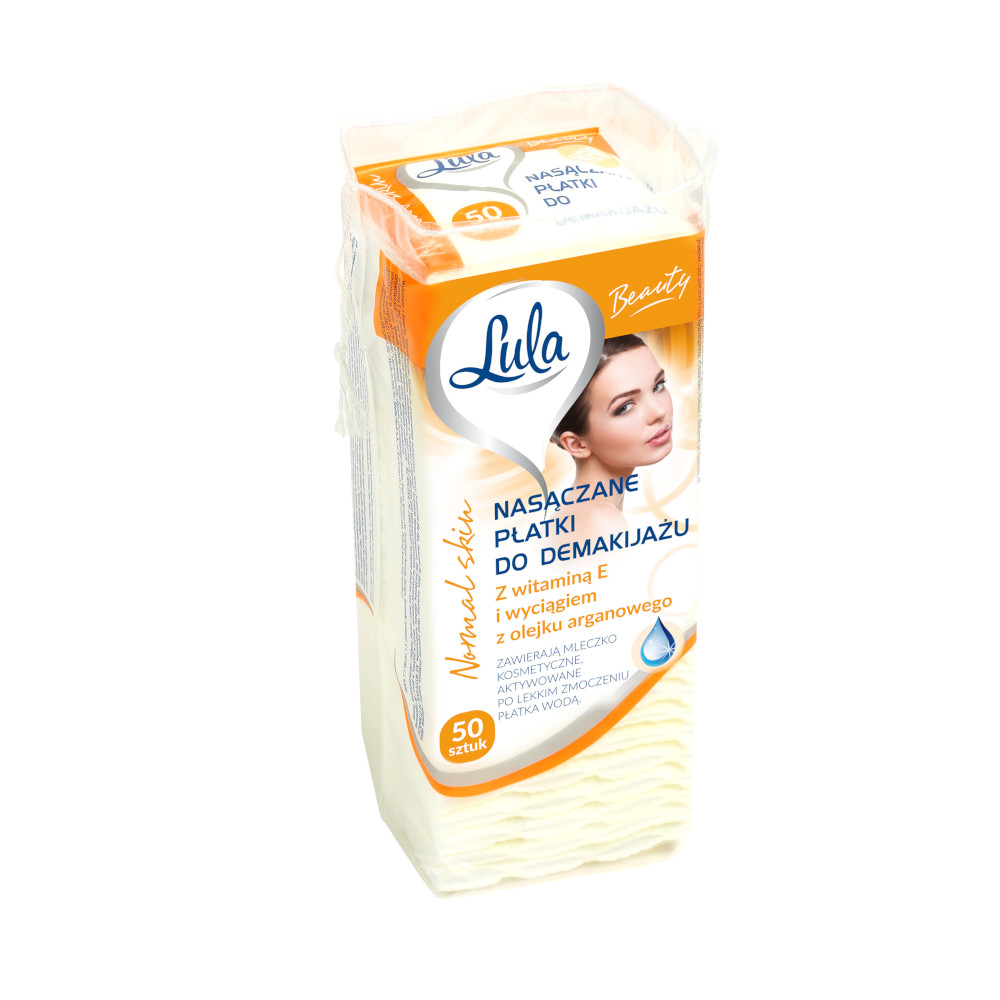 LULA BEAUTY Nasączane płatki do demakijażu NORMAL SKIN 50 szt.